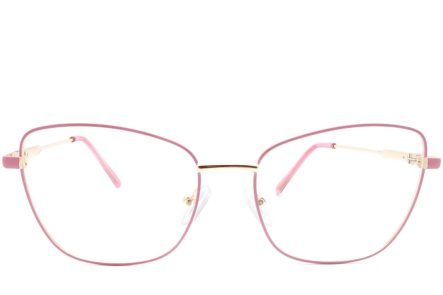 BS2425-0087_Pink_Butterfly_Metal_Glasses_front