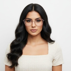 Butterfly Pink Metal Glasses #BS2425-0087