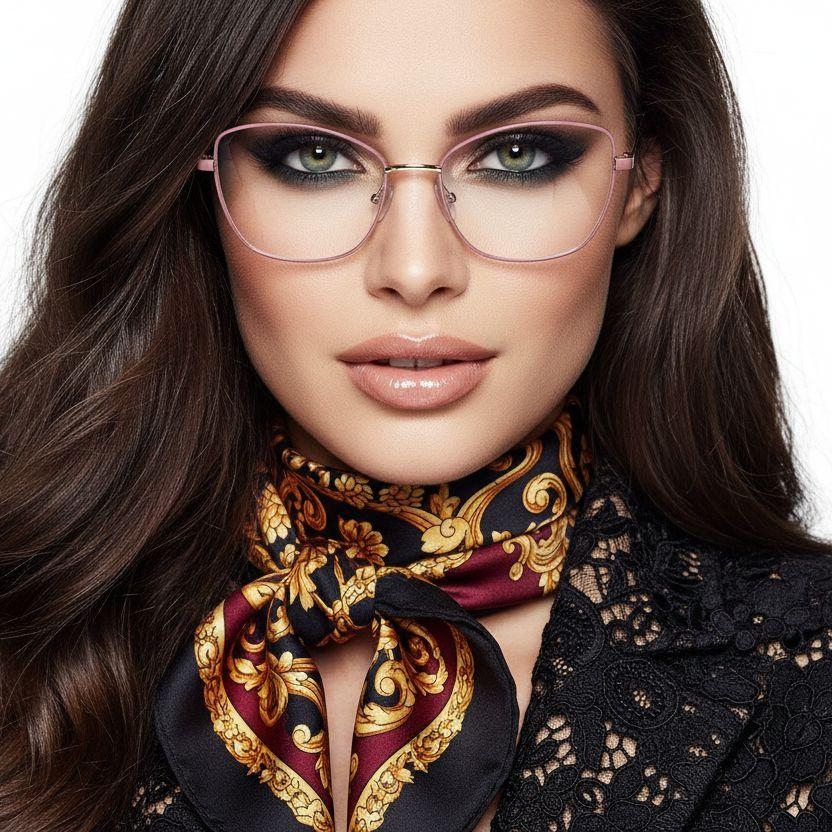 Butterfly Pink Metal Glasses #BS2425-0092