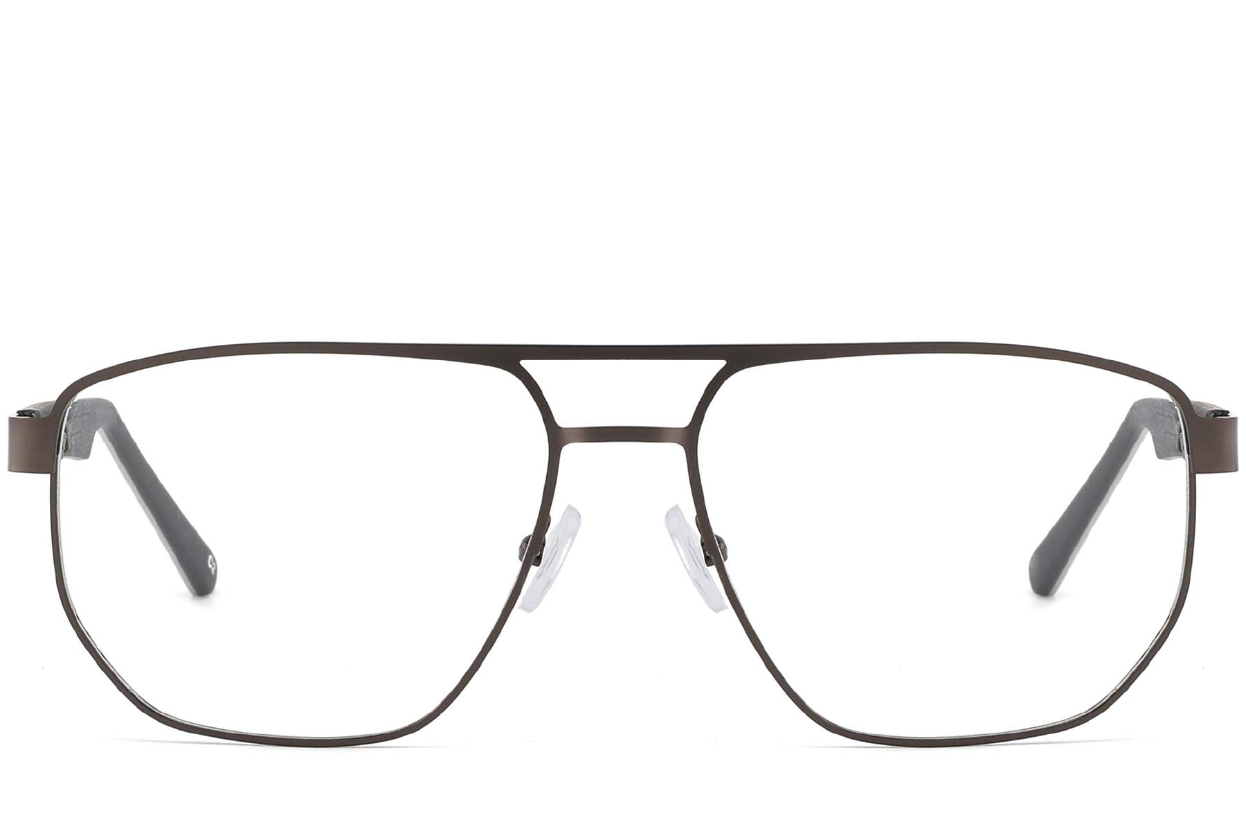 BS2425-0115_Red_Aviator_Metal_Glasses_front