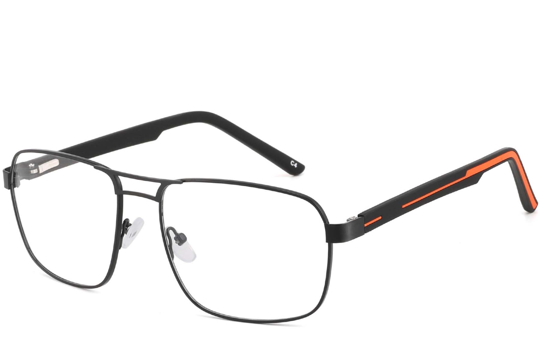 BS2425-0125_Orange_Aviator_Metal_Glasses_corner