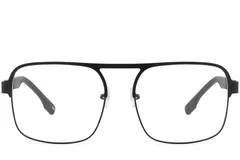 BS2425-0135_Red_Rectangular_Metal_Glasses_front