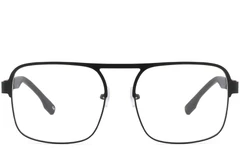 BS2425-0135_Red_Rectangular_Metal_Glasses_front