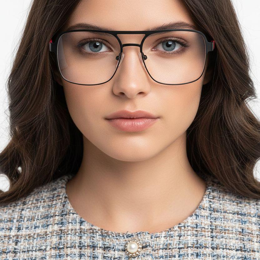 bs2425-0135_red_rectangular_metal_glasses_model