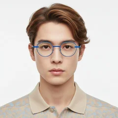 BS2425-0149_Blue_Geometric_Metal_Glasses_model