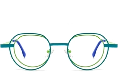 BS2425-0151_Green_Geometric_Metal_Glasses_front