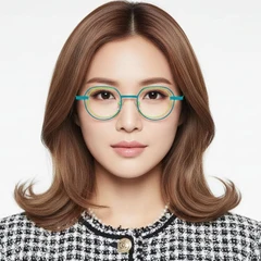 BS2425-0151_Green_Geometric_Metal_Glasses_model