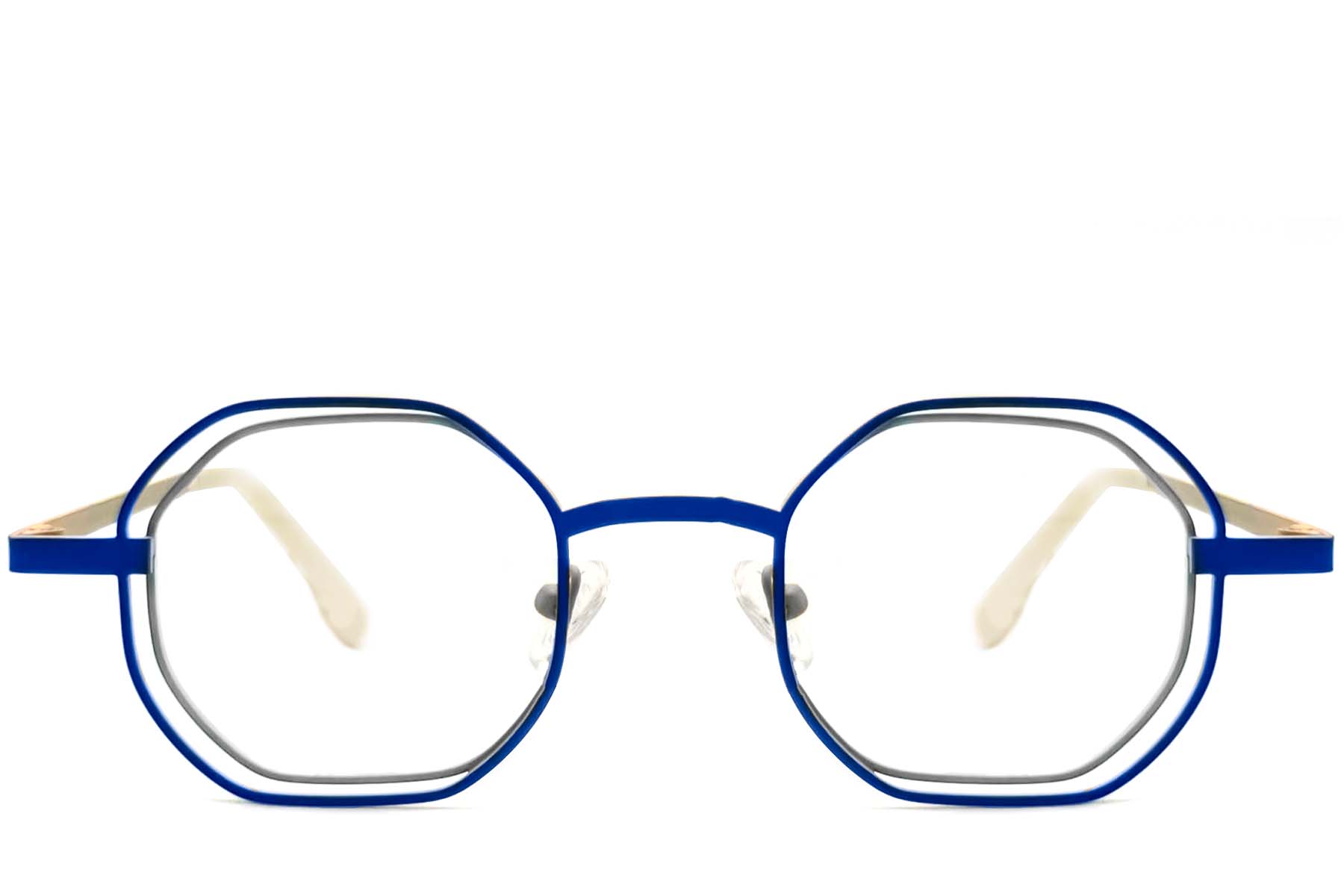 BS2425-0154_Blue_Geometric_Metal_Glasses_front