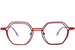 BS2425-0162_Red_Geometric_Metal_Glasses_front