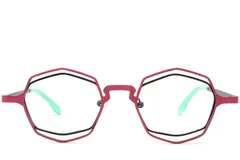 BS2425-0174_Brown_Geometric_Metal_Glasses_front