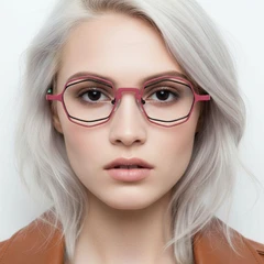 BS2425-0174_Brown_Geometric_Metal_Glasses_model