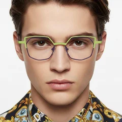 BS2425-0177_Green_Irregular_Metal_Glasses_model