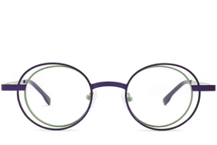 BS2425-0182_Green_Oval_Metal_Glasses_front