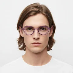 BS2425-0191_Purple_Oval_Metal_Glasses_model