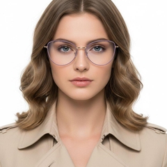 Butterfly Purple Metal Glasses #BS2425-0205