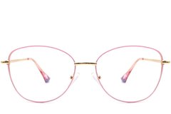 BS2425-0210_Pink_Butterfly_Metal_Glasses_front