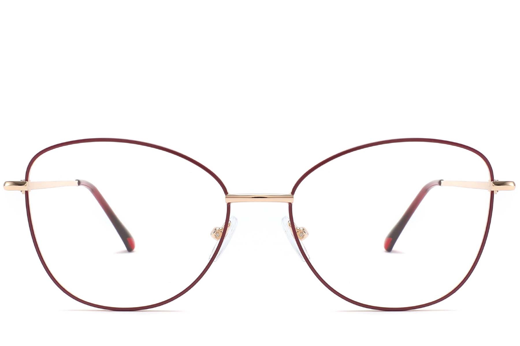 BS2425-0212_Red_Butterfly_Metal_Glasses_front