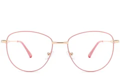 BS2425-0216_Pink_Oval_Metal_Glasses_front