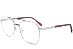 Aviator Purple Metal Glasses #BS2425-0222