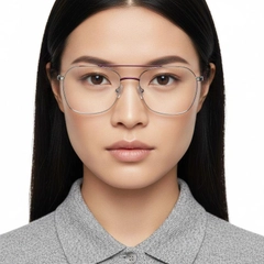 Aviator Purple Metal Glasses #BS2425-0222