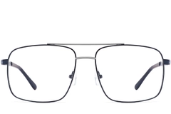 BS2425-0228_Blue_Aviator_Metal_Glasses_front