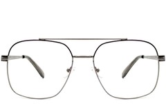 BS2425-0245_Black_Aviator_Metal_Glasses_front