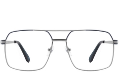 BS2425-0253_Blue_Aviator_Metal_Glasses_front