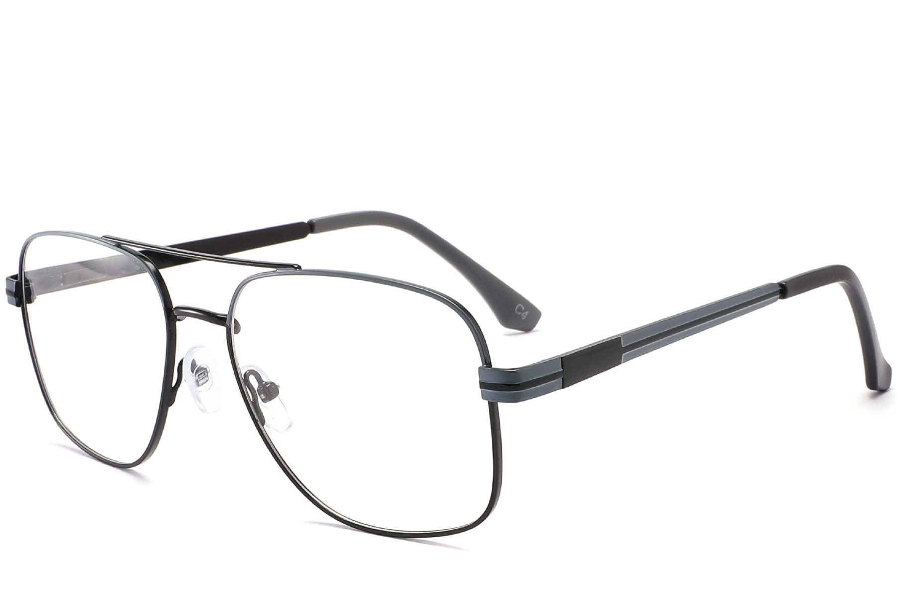 BS2425-0265_Grey_Aviator_Metal_Glasses_corner