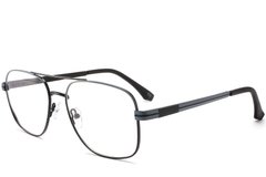 Occhiali da aviatore in metallo nero #BS2425-0266