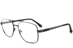 Gafas de aviador de metal negro #BS2425-0266