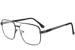 Gafas de aviador de metal negro #BS2425-0276