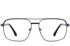 BS2425-0276_Black_Aviator_Metal_Glasses_front