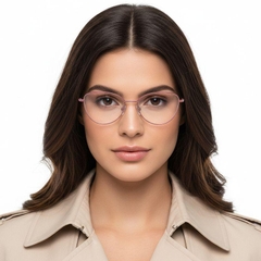 Butterfly Pink Metal Glasses #BS2425-0283