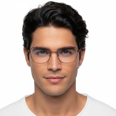 Butterfly Red Metal Glasses #BS2425-0306