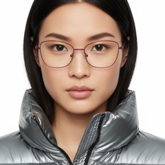 Butterfly Red Metal Glasses #BS2425-0306