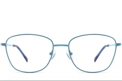 BS2425-0315_Blue_Rectangular_Metal_Glasses_front