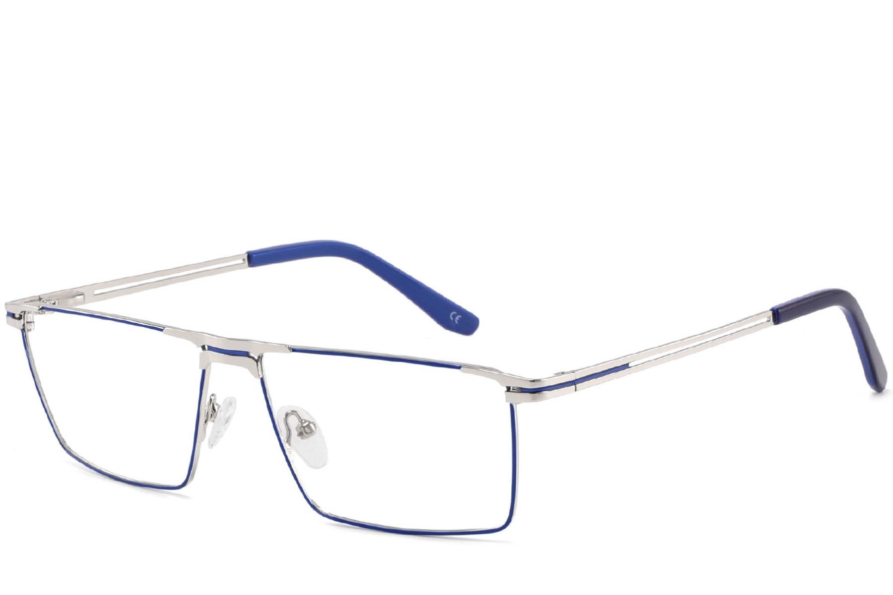 BS2425-0324_Blue_Rectangular_Metal_Glasses_corner