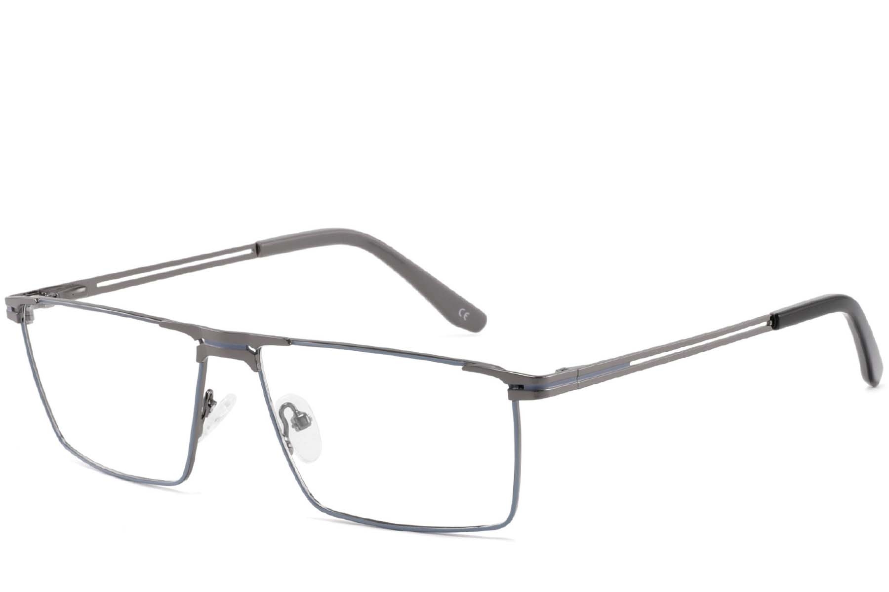 BS2425-0325_Grey_Rectangular_Metal_Glasses_corner
