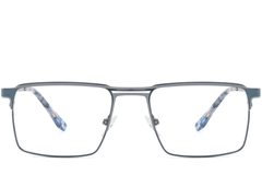 BS2425-0330_Grey_Rectangular_Metal_Glasses_front
