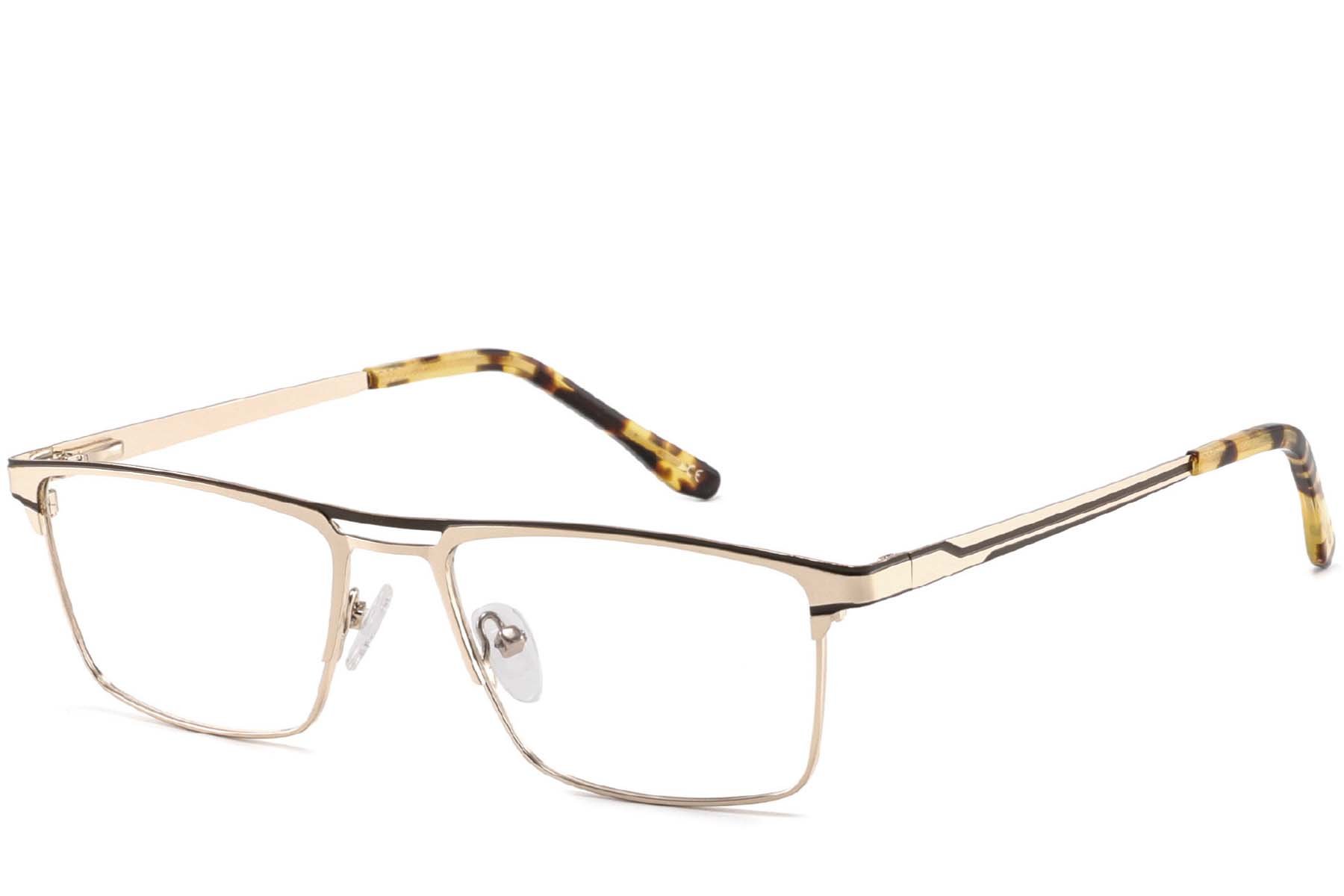 BS2425-0335_Yellow_Rectangular_Metal_Glasses_corner