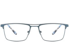 BS2425-0336_Blue_Rectangular_Metal_Glasses_front