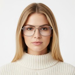BS2425-0358_Silver_Aviator_Metal_Glasses_model