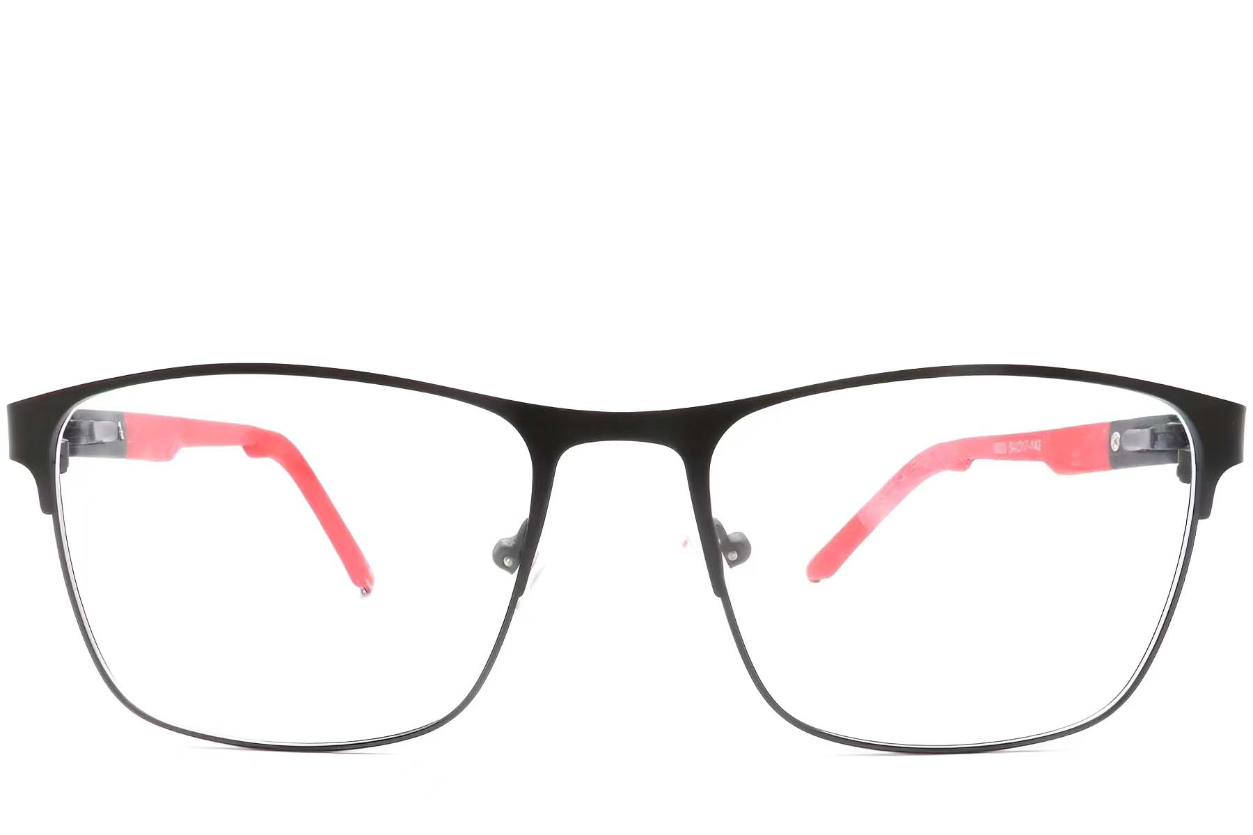 BS2425-0367_Red_Rectangular_Metal_Glasses_front