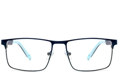 BS2425-0376_Blue_Rectangular_Metal_Glasses_front