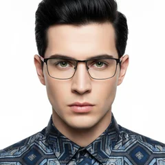BS2425-0377_Red_Rectangular_Metal_Glasses_model