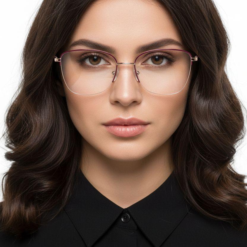 bs2425-0395_red_semi-rimless_metal_glasses_model