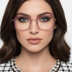 bs2425-0418_red_rectangular_metal_glasses_model