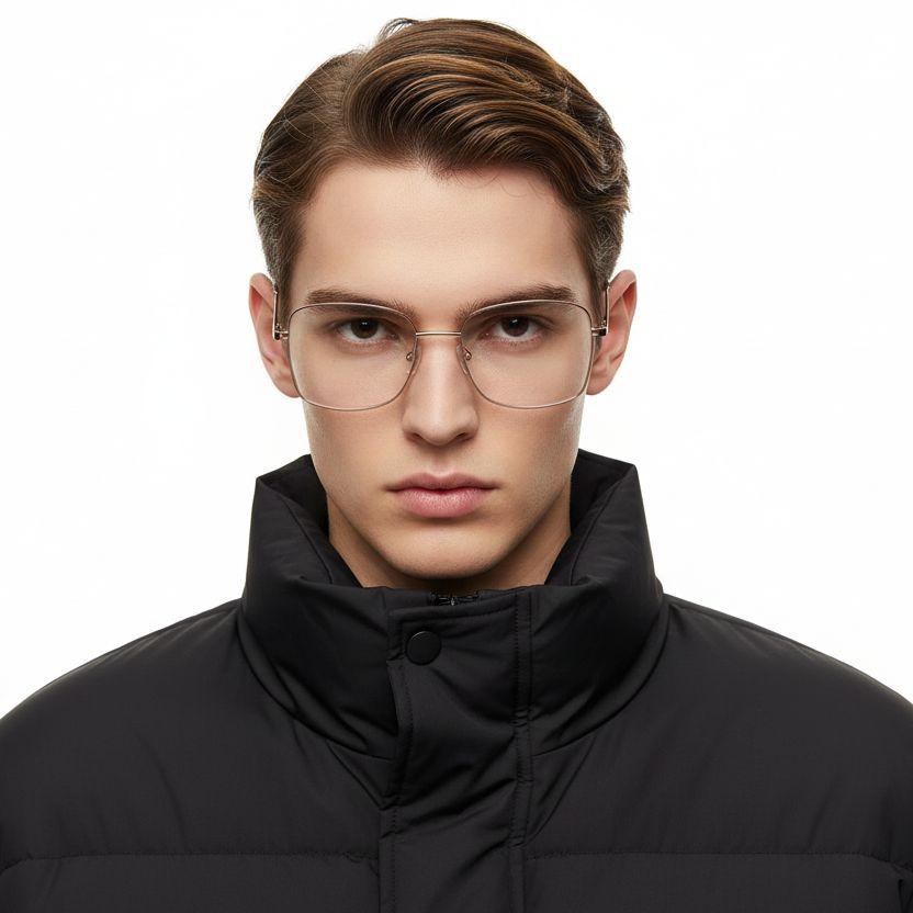 bs2425-0422_cream_rectangular_metal_glasses_model