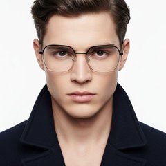 bs2425-0435_black_rectangular_metal_glasses_model
