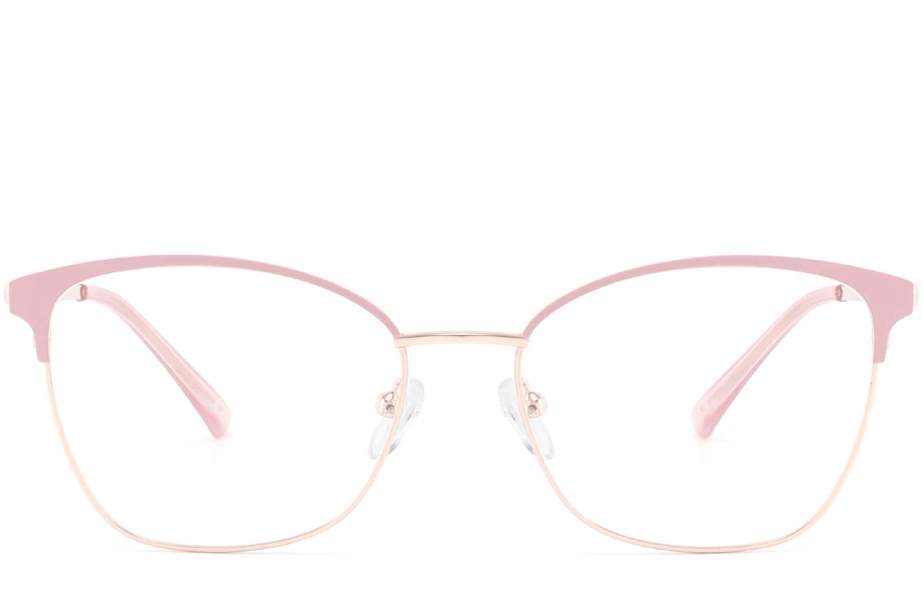 BS2425-0444_Pink_Butterfly_Metal_Glasses_front